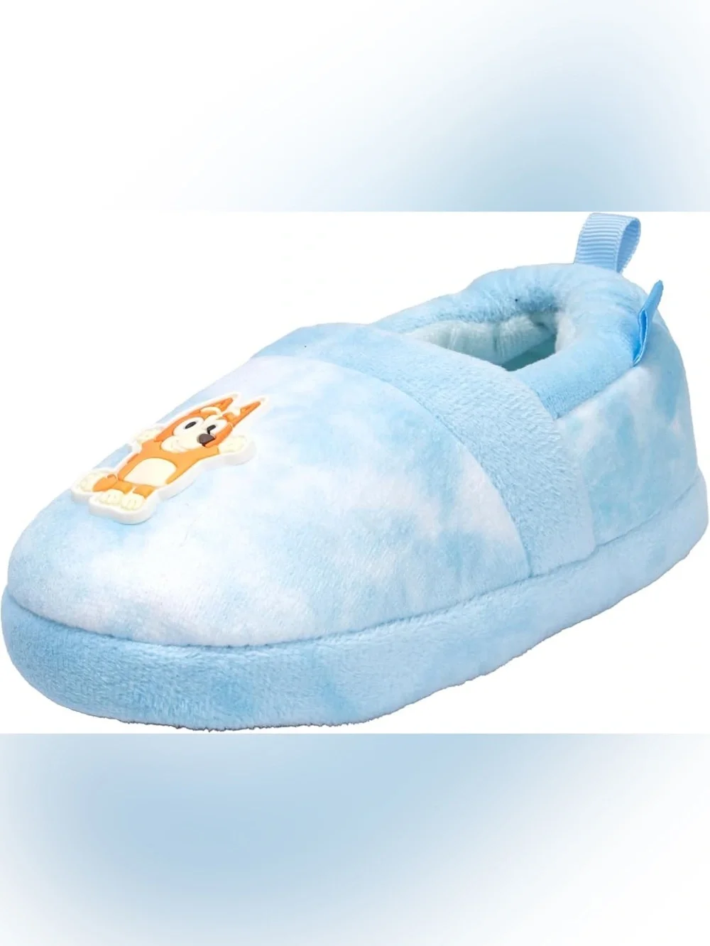 Toddler Bluey Cloud Slippers - Blue - sz XL 11/12 - new